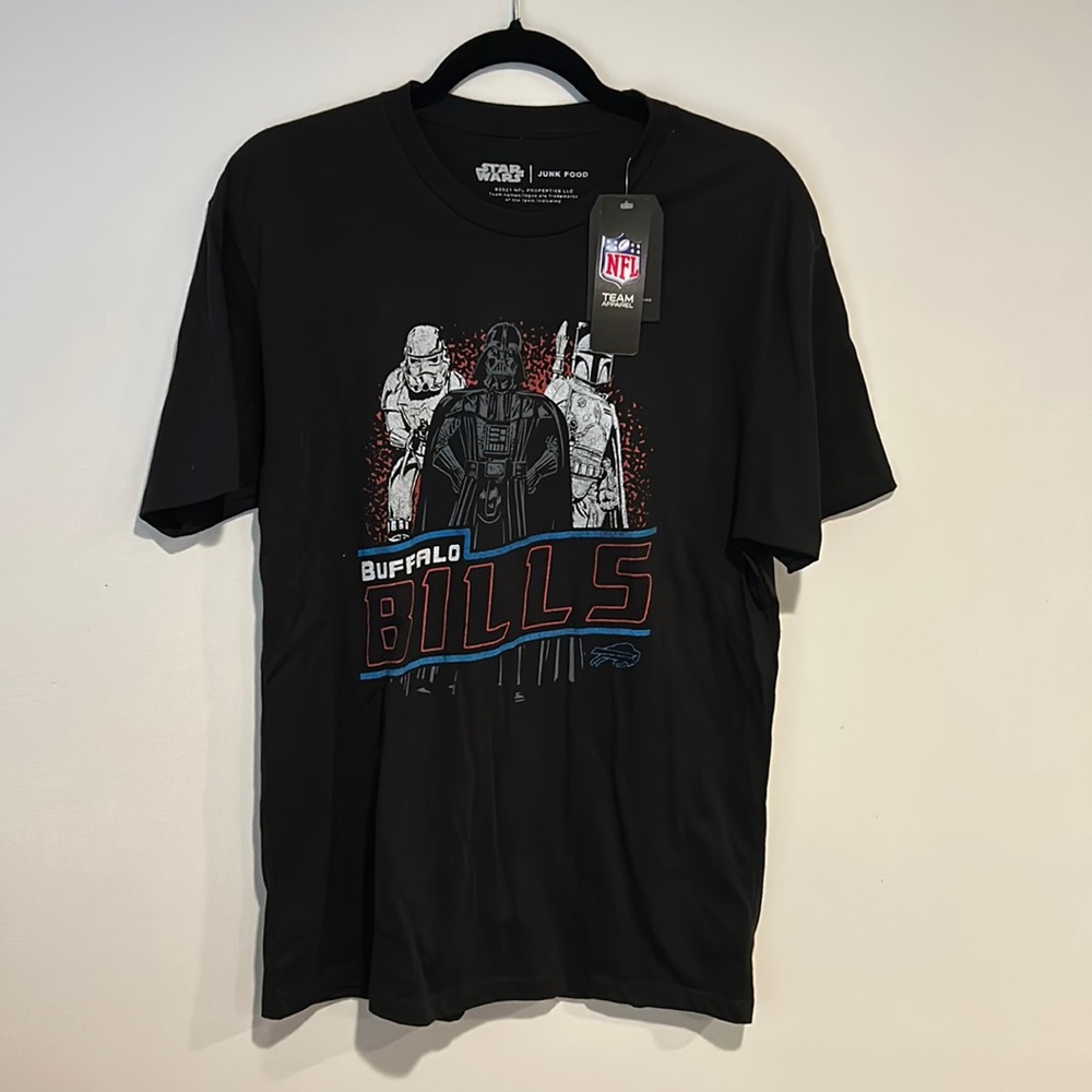 NWT Men’s Junk Food NFL Buffalo Bills Star Wars Apparel Size Medium